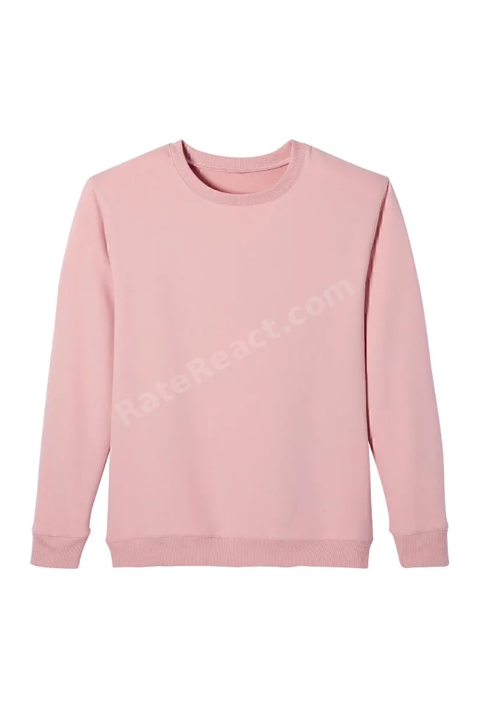 Kadın Pembe Sweatshirt 100 - Fitness