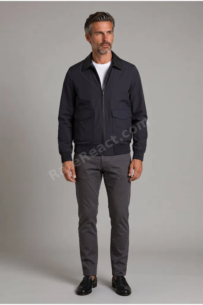 Siyah Regular Fit Mont Yaka Gömlek Polyamid Elastan