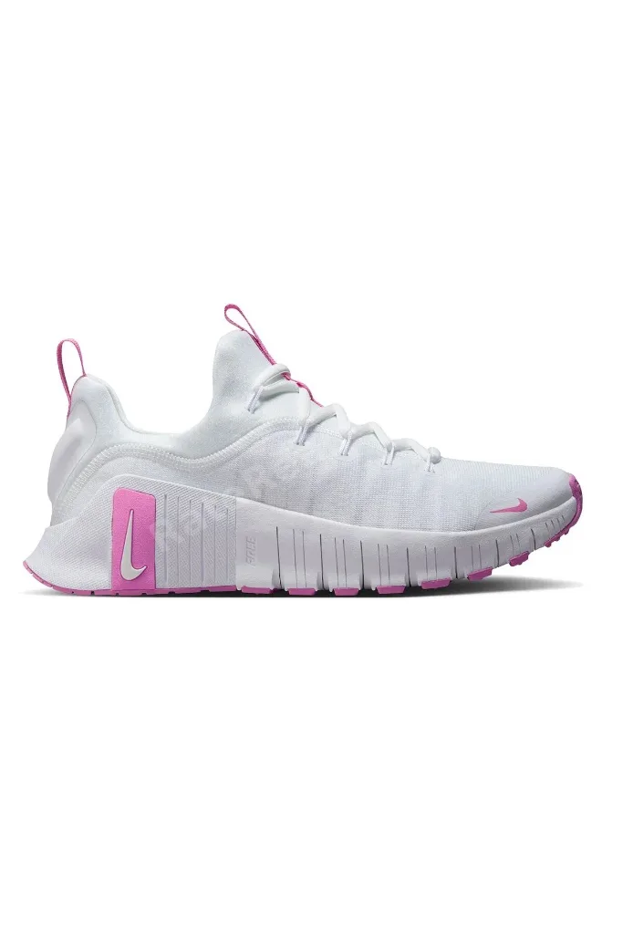 Free Metcon 6 Training Shoes Kadın Yürüyüş Antrenman Ayakkabısı Beyaz-Pembe