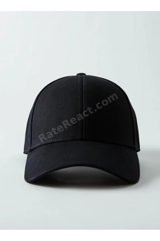 Düz Siyah Şapka Sportif Cap