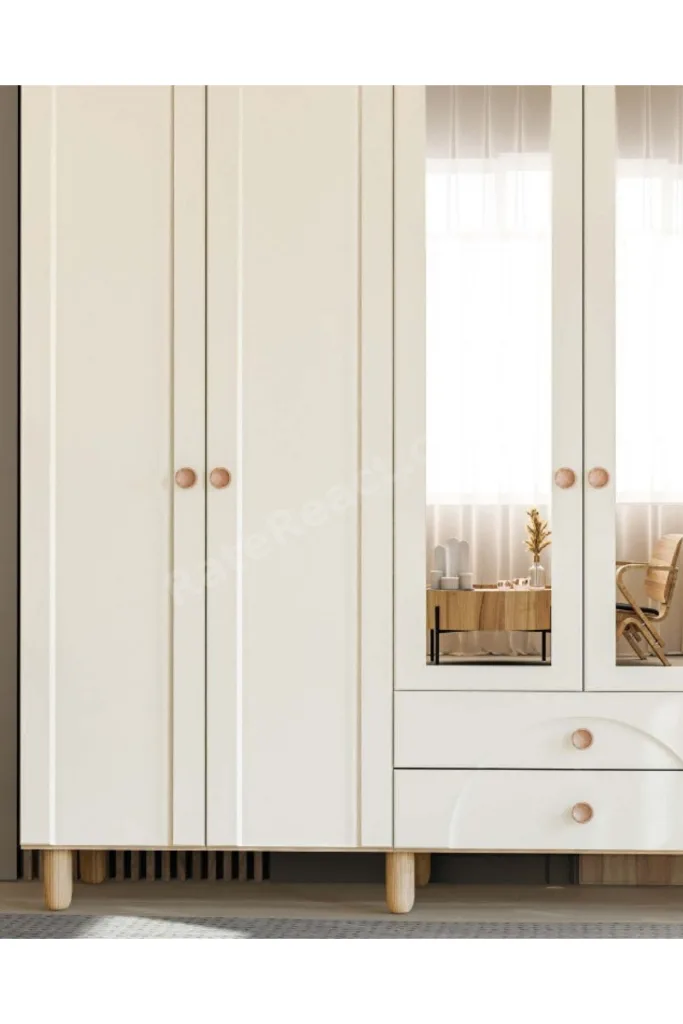 Papatya 6 Kapaklı Gardrop / 6 Kapılı Dolap / Komple MDF / Modern Tasarım