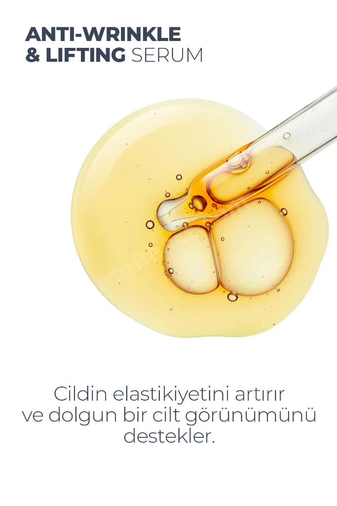Retinol Serum - Kırışıklık ve Sarkma Karşıtı Anti Wrinkle & Lifting Serum - D-panthenol, Niacinamide