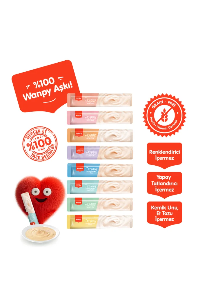 Krema Kedi Ödül Maması 14gr (10 Adet) (Karışık Çeşitli)