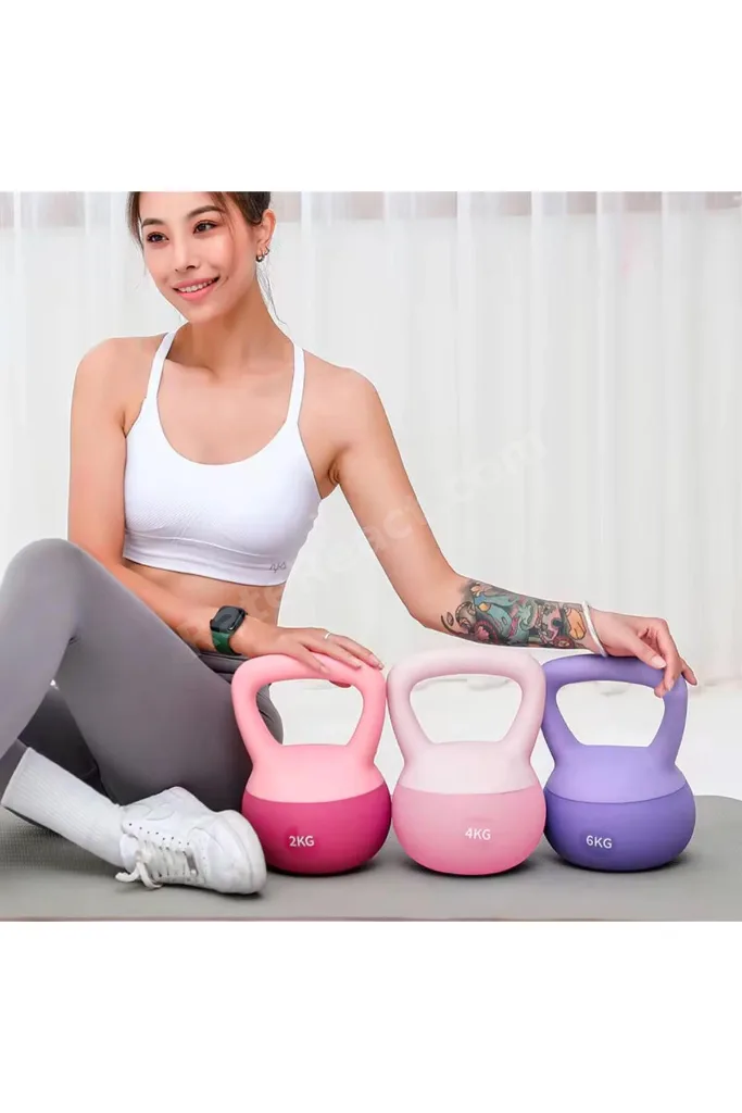 5 Kg Soft Kettlebell Yumuşak Tabanlı Metal Kumlu Ses Yapmaz Darbeye Dayanıklı