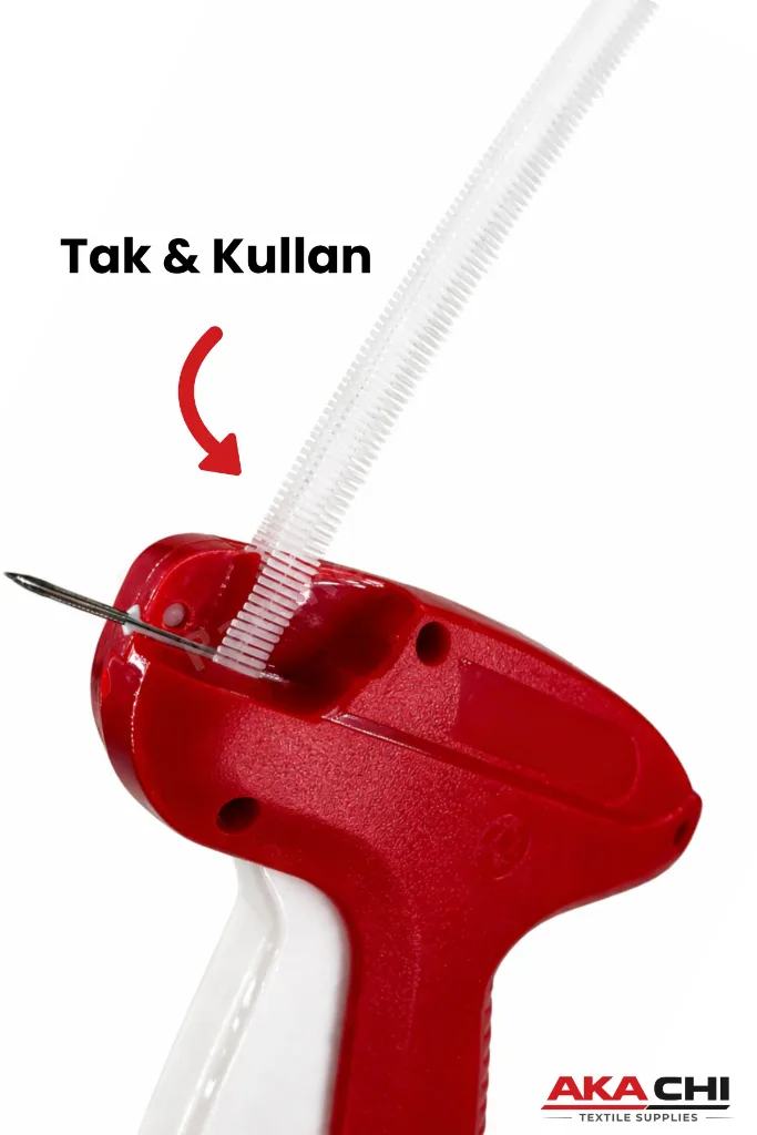 5 mm fine Kılçık 2.000 Adet Şeffaf Etiket Tabancası Plastik Kılçık Tekstil Etiketleme Aparatı