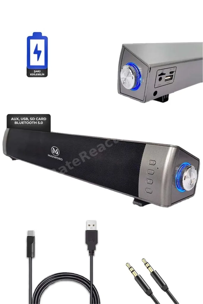Slc-40usb-bt Şarjlı Soundbar 40 Watt Bluetooth Usb Şarjlı&nbsp;(46x7x6 Cm)