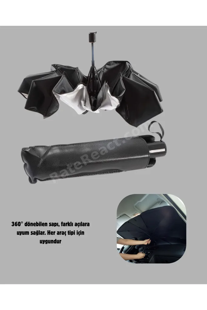 ShopletSell Ön Cam Güneşliği – Kalın Kumaş ve Cam Elyaf İskelet ile Maksimum UV Koruma 1274129