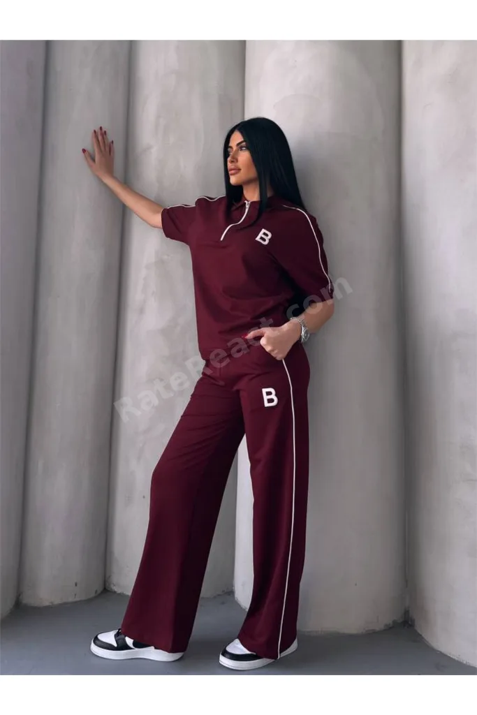 Kadın yaz spor eşofman takımı günlük kullanıma uygun ve çok rahat