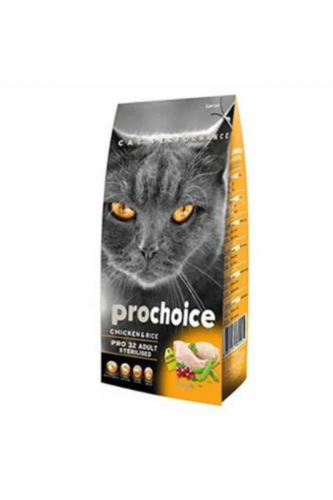 32 Sterilised Tavuklu ve Pirinçli Kısırlaştırılmış Kedi Maması 2 Kg