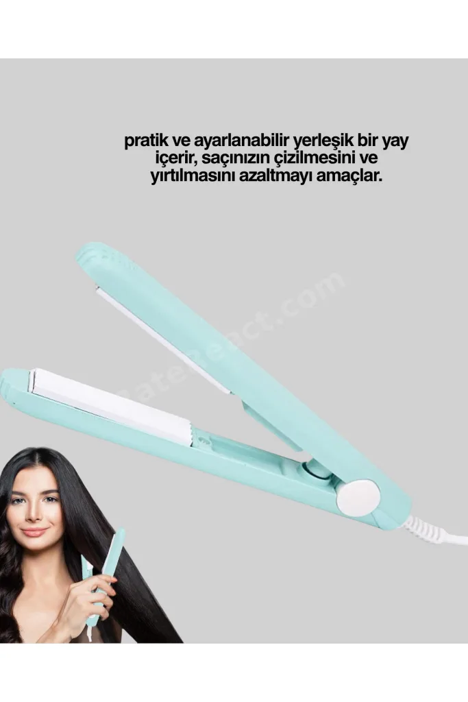 ShopletSell Otomatik Güç Ayarlı, Yaylı Sistemli Kısa Saç Kıvırıcı – Çekmeden ve Kırmadan Şekillendir