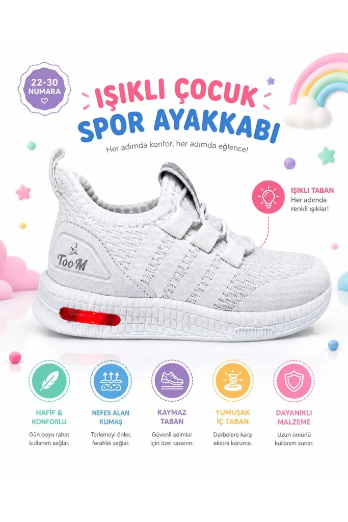 ışıklı çocuk ayakkabısı
