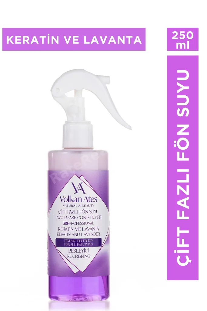 Keratin ve Lavanta Yağlı Çift Fazlı Fön Suyu 250 ml