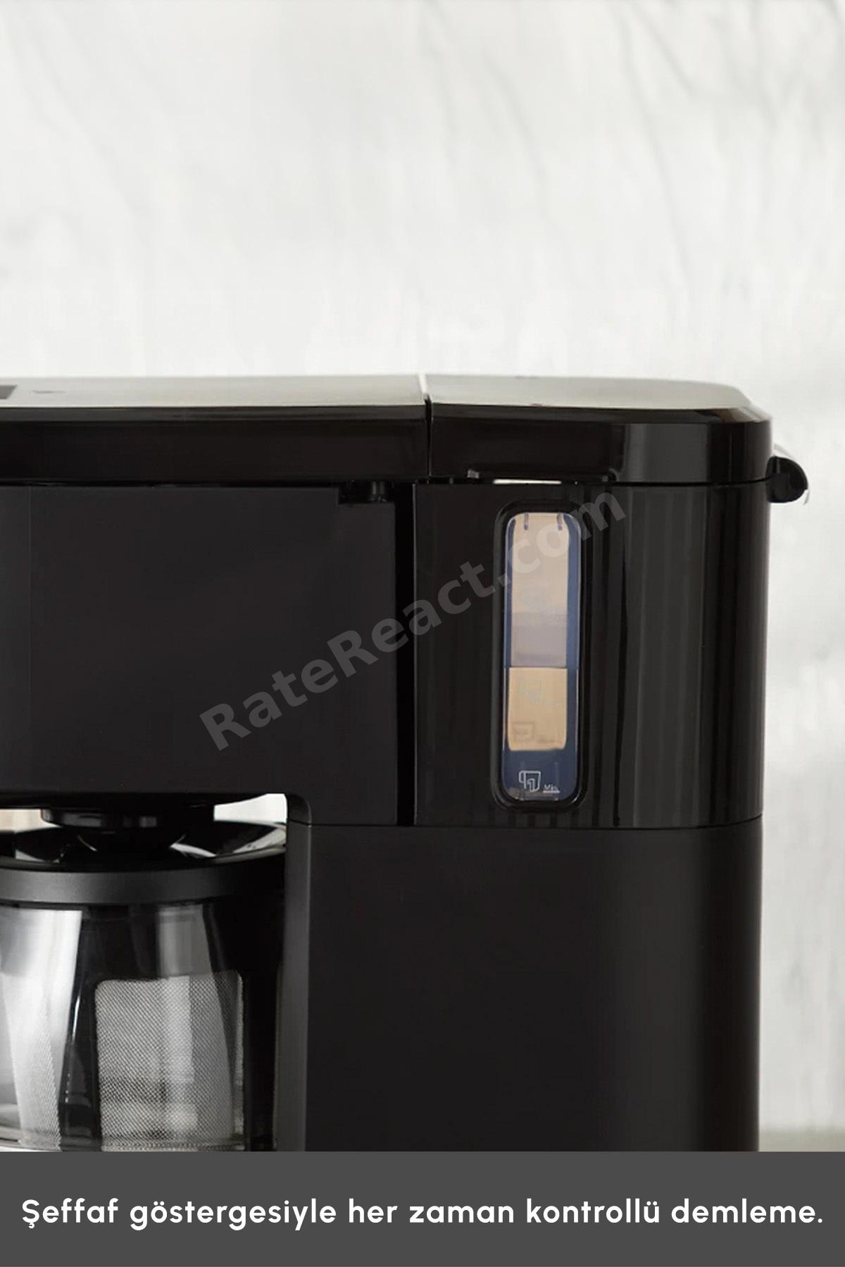 Just Coffee Aroma 2 In 1 Filtre Kahve Ve Çay Demleme Makinesi Bej
