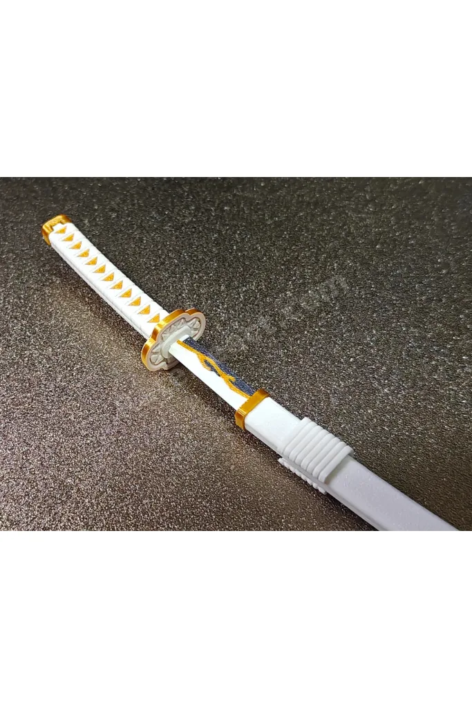 Demon Slayer Zenitsu Mini Katana Ve Stand Seti