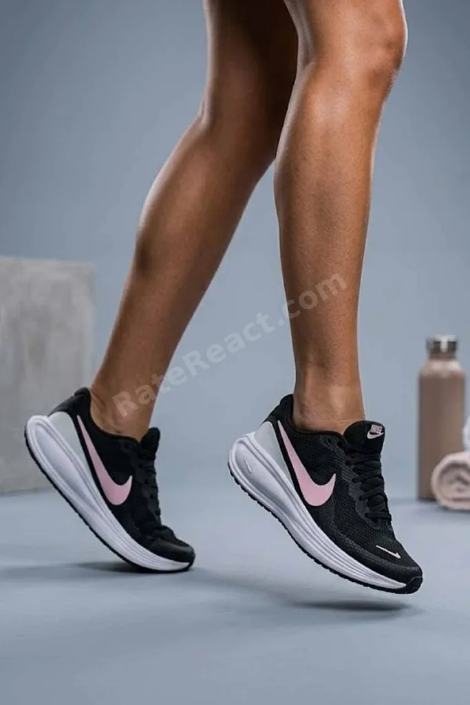 Kadın Siyah Pembe Koşu Yürüyüş Ve Günlük Spor Ayakkabı