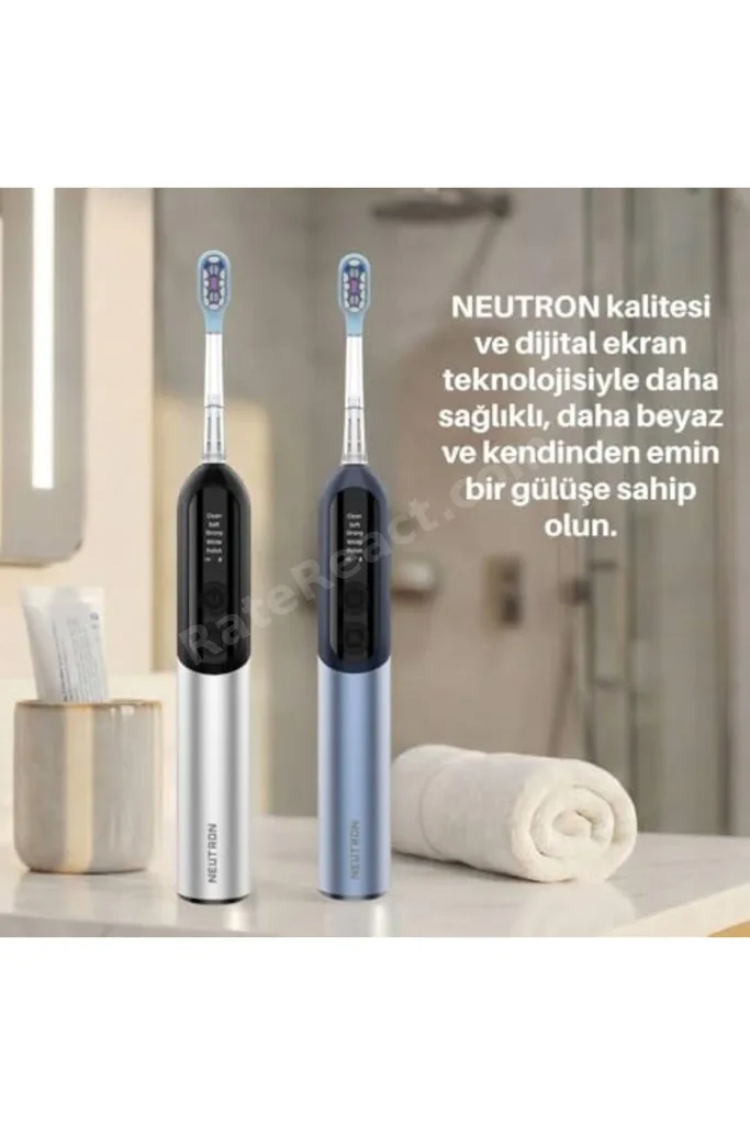 TTKTEKNOLOJİ NTL-TB-12PB OTOMATİK, ŞARJLI, SONİK DİŞ FIRÇASI, MAVİ, 60° HAREKETLİ BAŞLIK TTKTEKNOLOJ