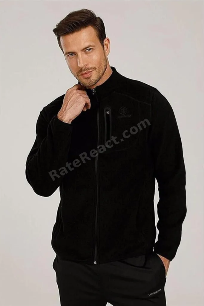 3W ML NORDIC 7SN165 3PR LUMBERJACK POLAR SWEAT FERMUARLI