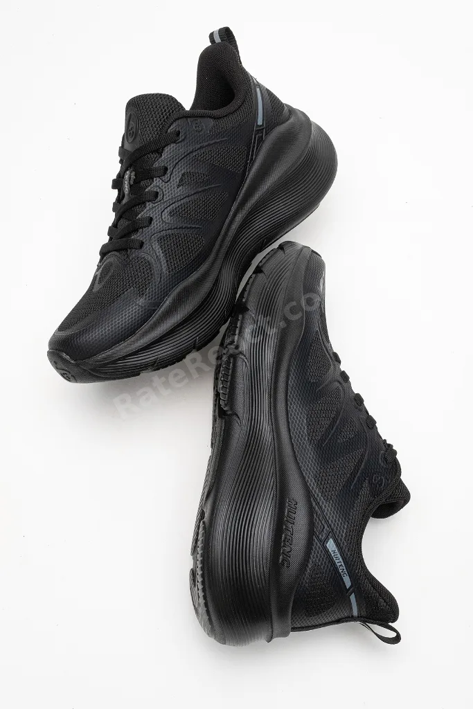 HUMMTO Kadın Kalın Hafif Tabanlı Sneakers & Spor Ayakkabı MC 21406 SİYAH