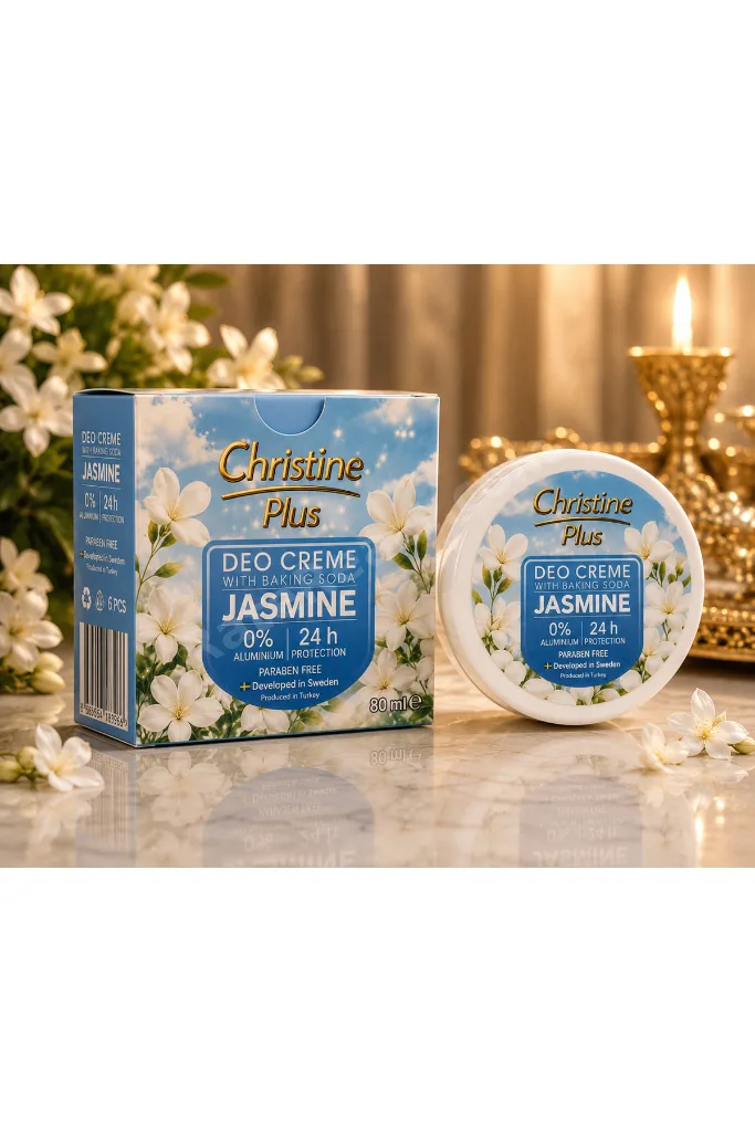 Deo Cream Jasmine 80 ml 24 Saat Koruma Alüminyum İçermez