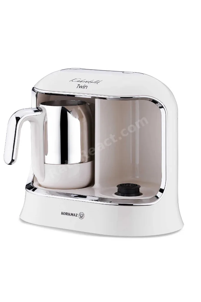 Kahvekolik Twin Kahve Makinesi Vanilya Krom A861-08