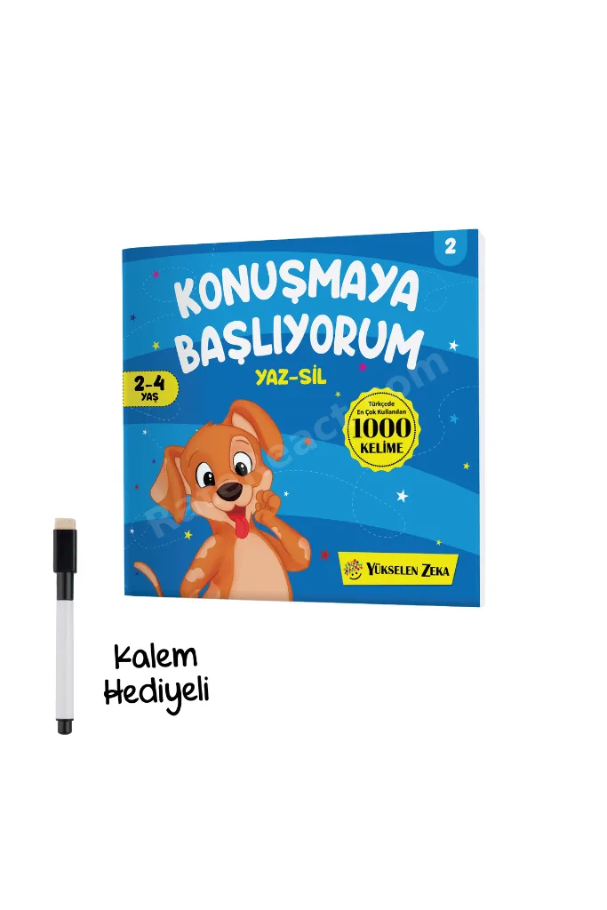 Konuşturan Kitap Ve Konuşmaya Başlıyorum Yaz Sil Serisi 2'li Set - 6 Kitap