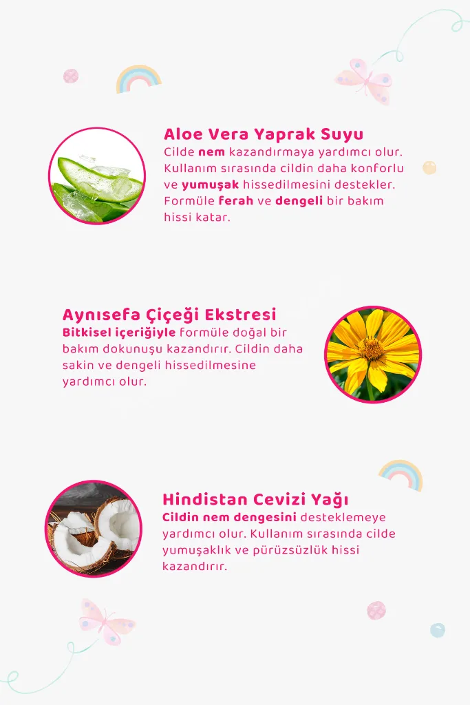 6lı Yedek Dolum - Doğal Çocuk Köpük Sabun 350 ml Çilek Kokulu