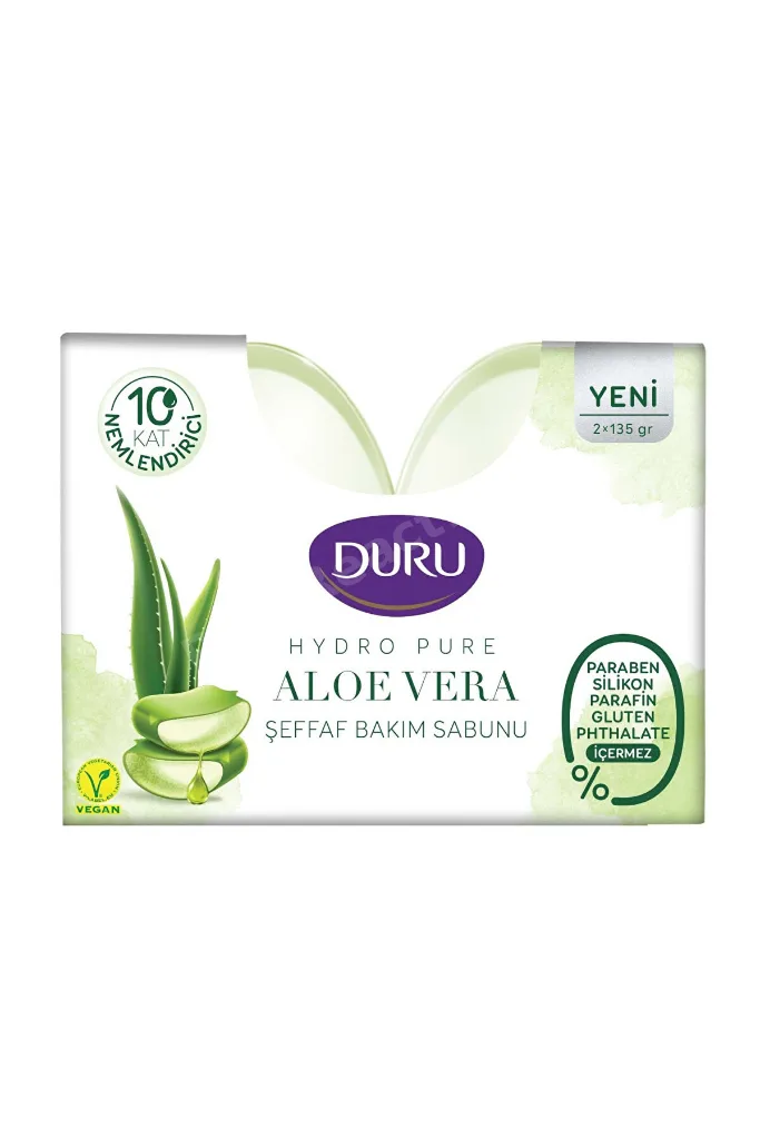 Hydro Pure Aloe Vera Şeffaf Bakım Sabunu 2 X 135 gr