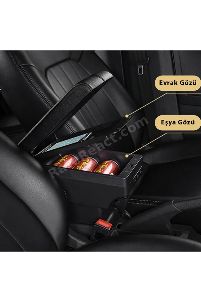Volkswagen Polo 2011-2019 Delmesiz Vidasız Kol Dayama Kolçak