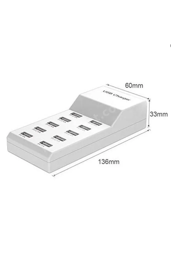 10 PORT ÇOKLU USB ŞARJ İSTASYONU 10 LU USB ŞARJ CİHAZI