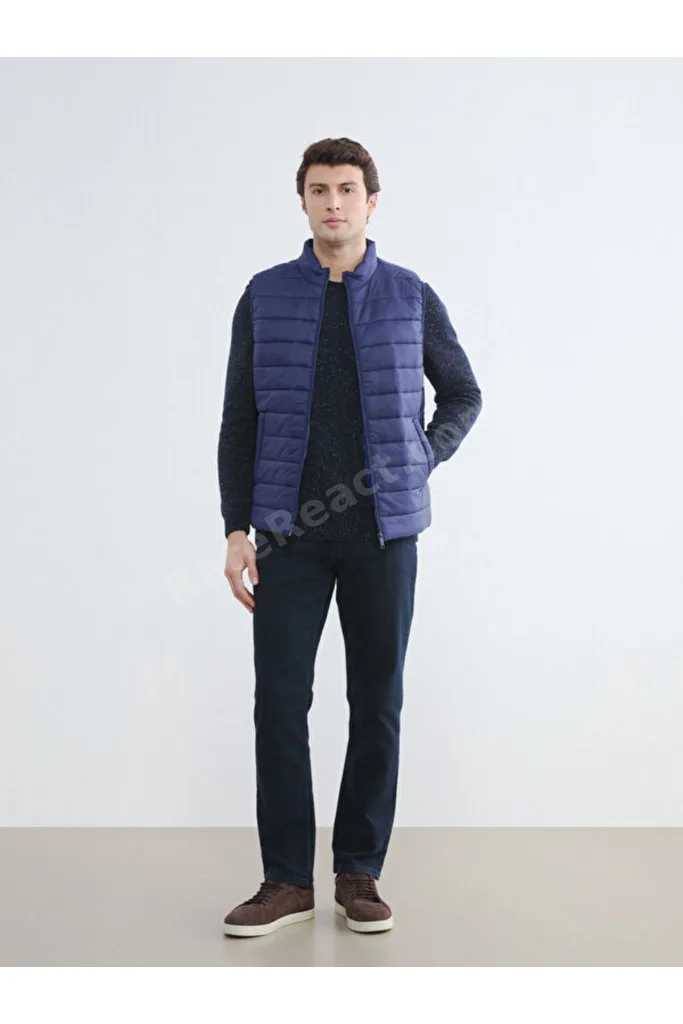 Timeless Clothing & Zamansız Seçimler StandartKalıp Hakim Roba Yaka Erkek Şişme Yelek