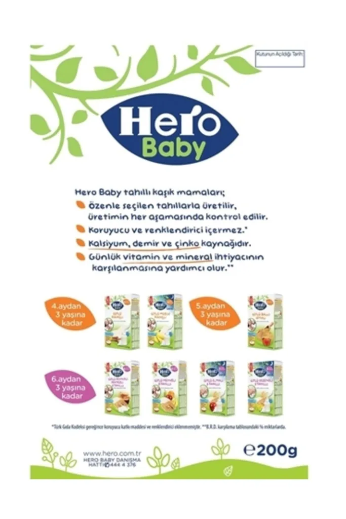 Sütlü Meyveli 8 Tahıllı Kaşık Maması 200 Gr x 4 Adet