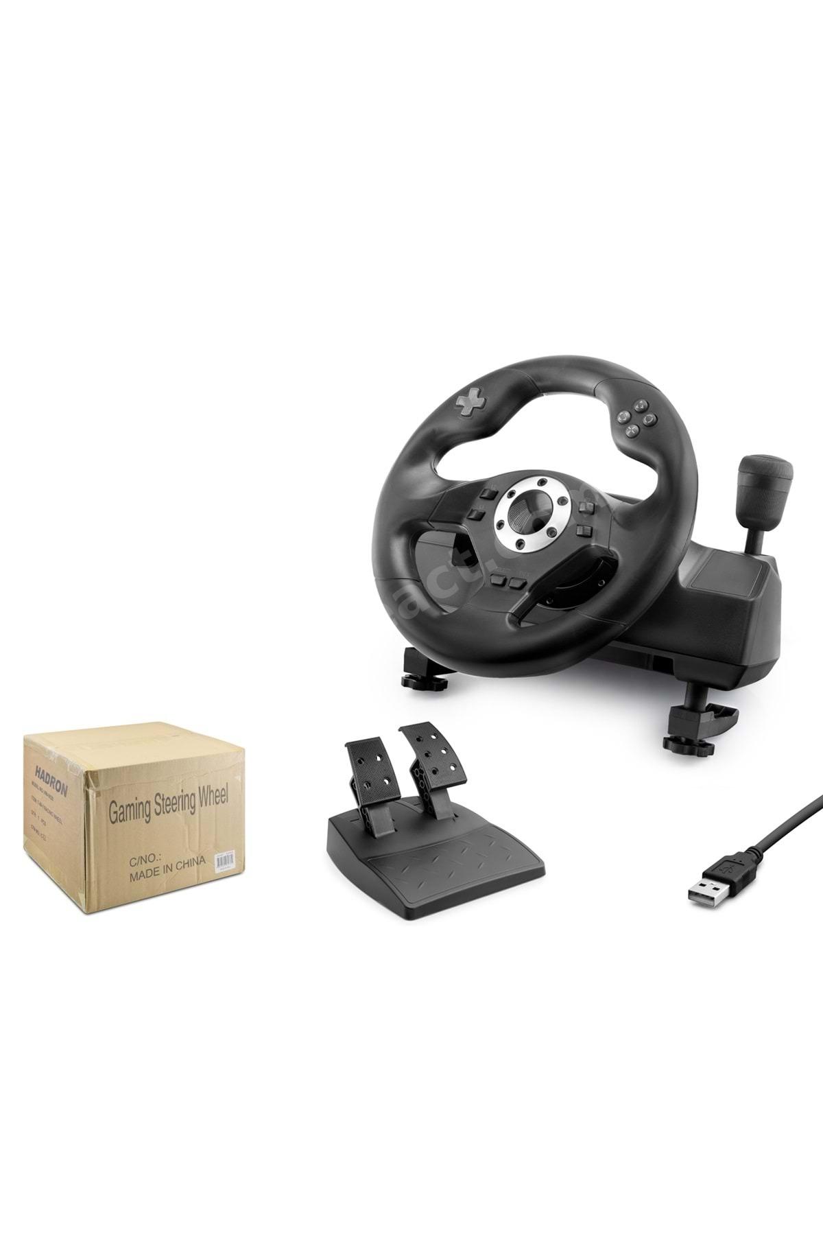Vw9828 Oyuncu Direksiyon Seti 270° 7In1 Ps4/Ps3/Ps2/Pc/Xbox/Android Siyah