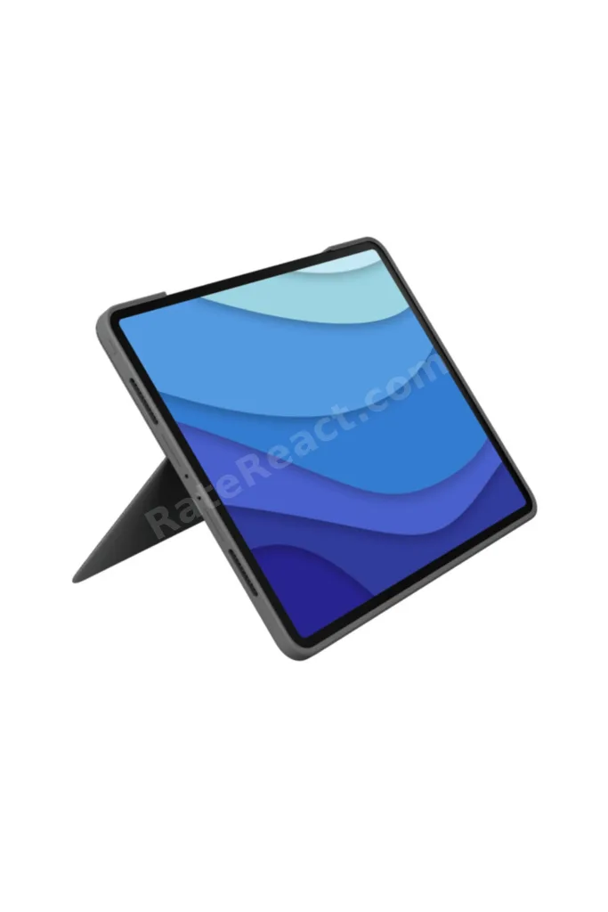 Combo Touch 12.9" iPad Pro 5. ve 6. Nesil ile Uyumlu Çok Yönlü Türkçe Klavyeli Kılıf, Gri 920-010186