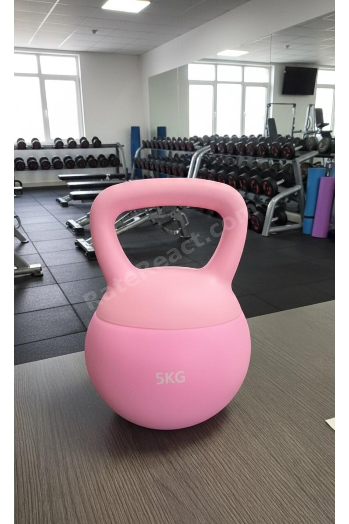 5 KG Soft Kettlebell – Yumuşak Tabanlı Metal Kumlu, Ses Yapmaz Darbeye Dayanıklı Çift El Ağırlık