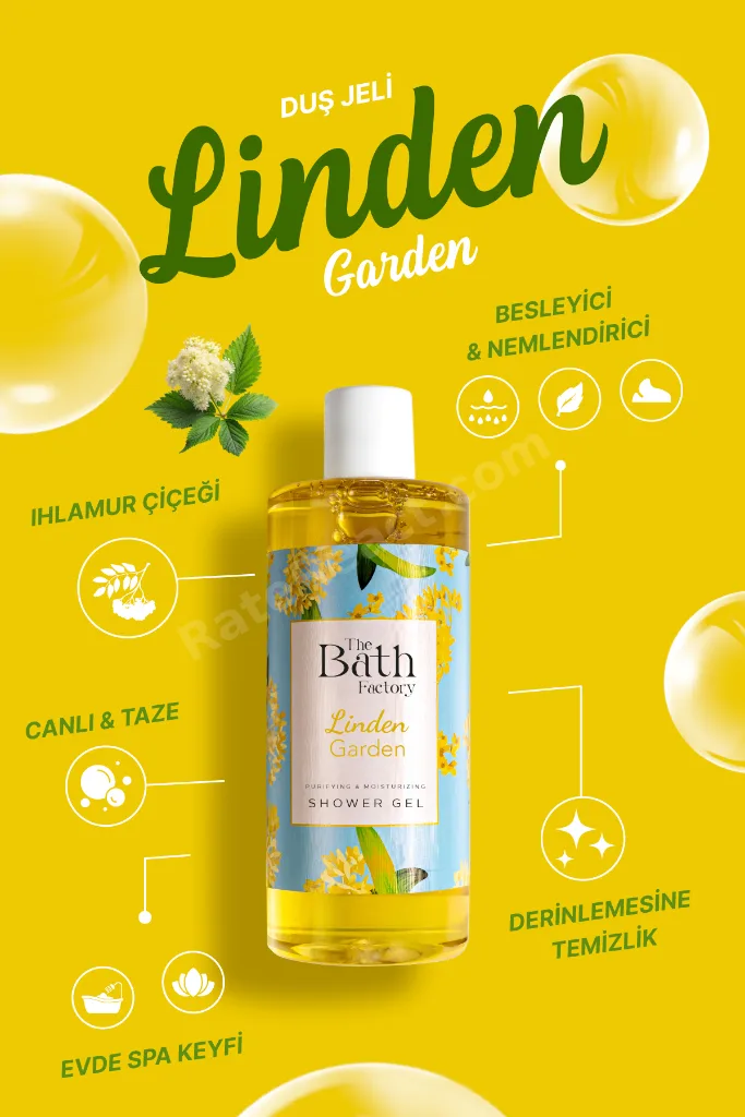 Nemlendirici ve Besleyici Linden Garden Duş Jeli 400 ml