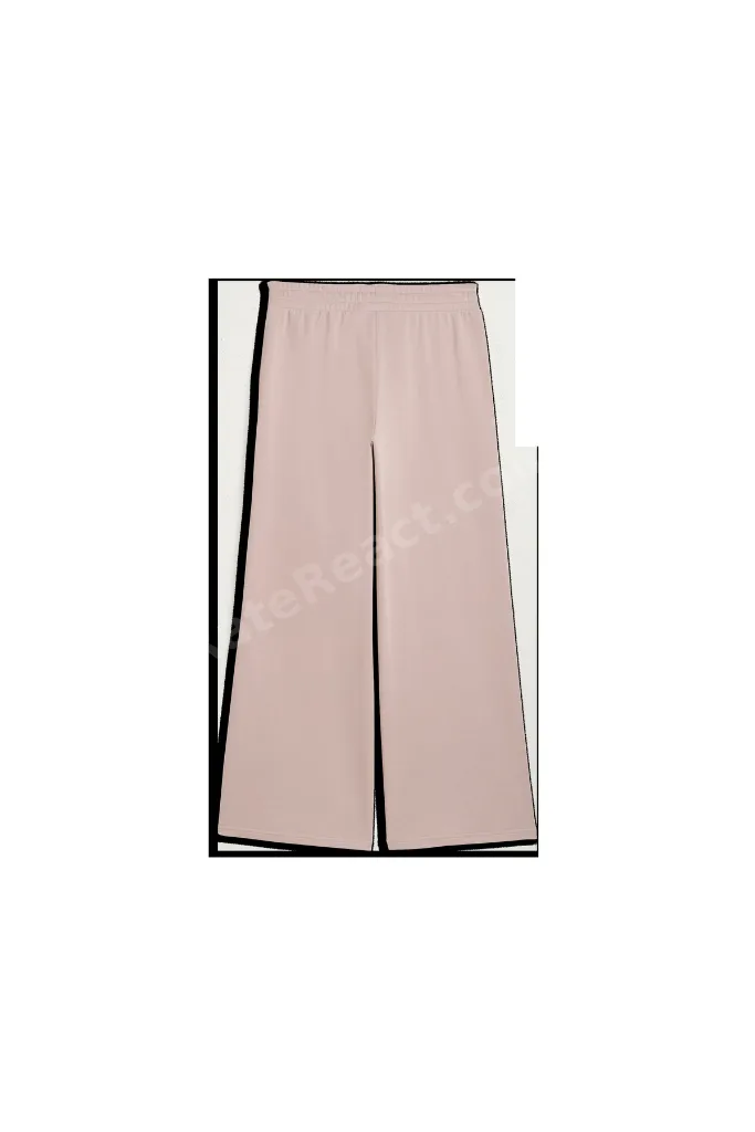 Kadın Pembe Ess Wide Leg Pant Eşofman Altı 691703-89