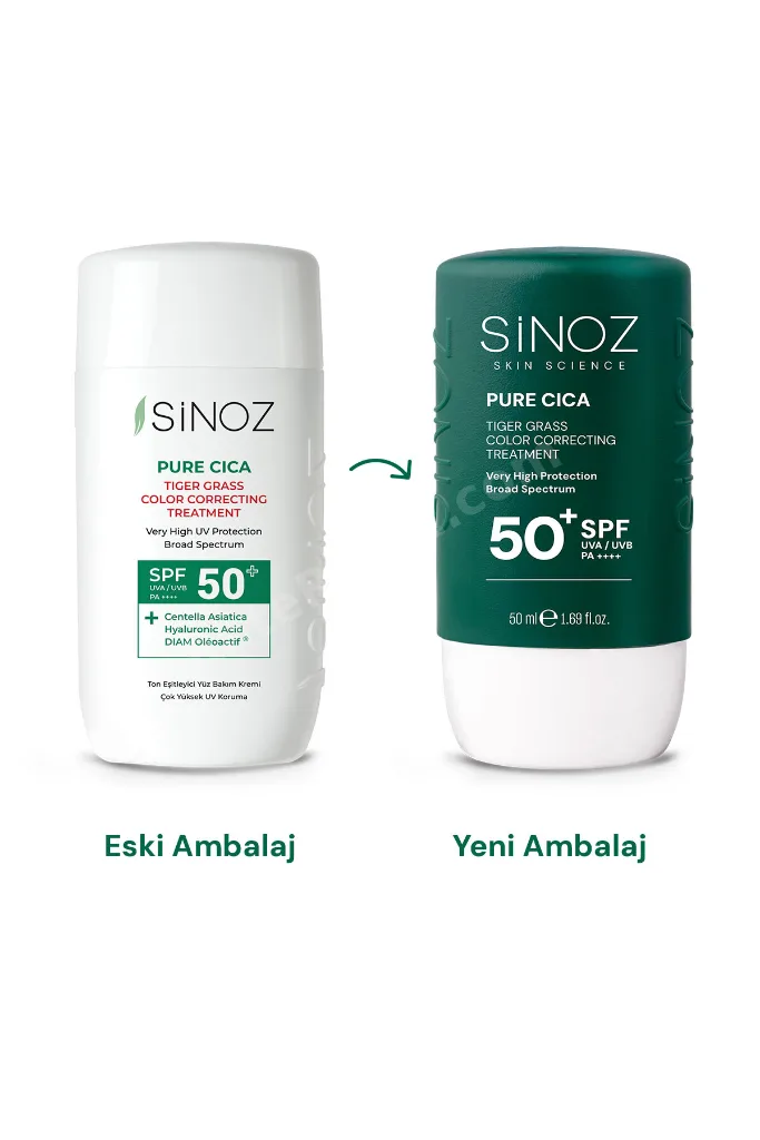 Pure Cica Tiger Grass Anında Ton Eşitleyici Onarıcı Nemlendirici SPF50+ Sıvı Yüz Güneş Kremi PA++++ (Koyu Tenler İçin)