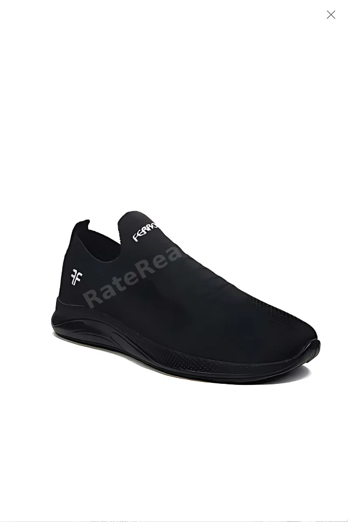 Ferrosa 041 Ortopedik Triko Siyah Rahat Unisex Spor Ayakkabı