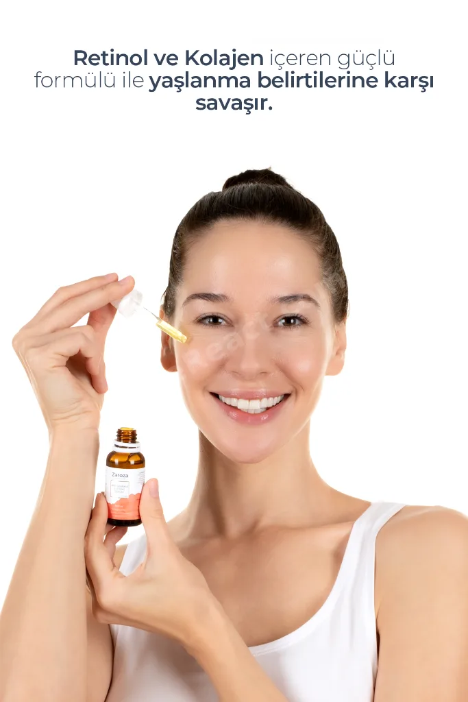 Retinol Serum - Kırışıklık ve Sarkma Karşıtı Anti Wrinkle & Lifting Serum - D-panthenol, Niacinamide