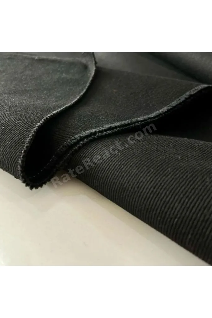Kot Black Siyah Jean Denim Parça Kot Kumaş 65/cm Boy/150 Cm En