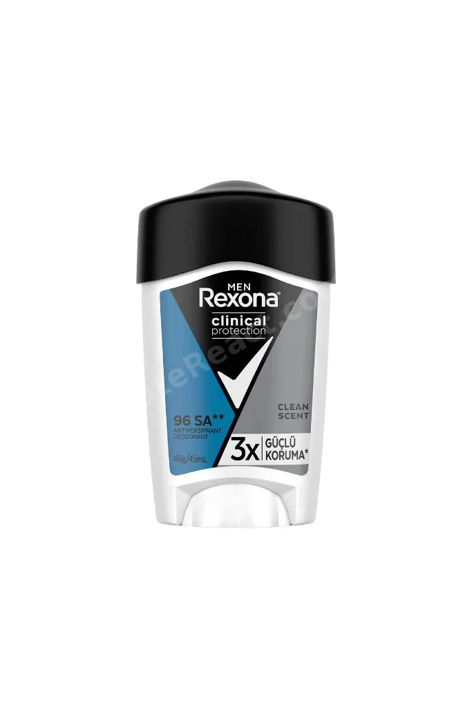 Men Clinical Protection Erkek Stick Deodorant Clean Scent 3x Güçlü Koruma 45 ml