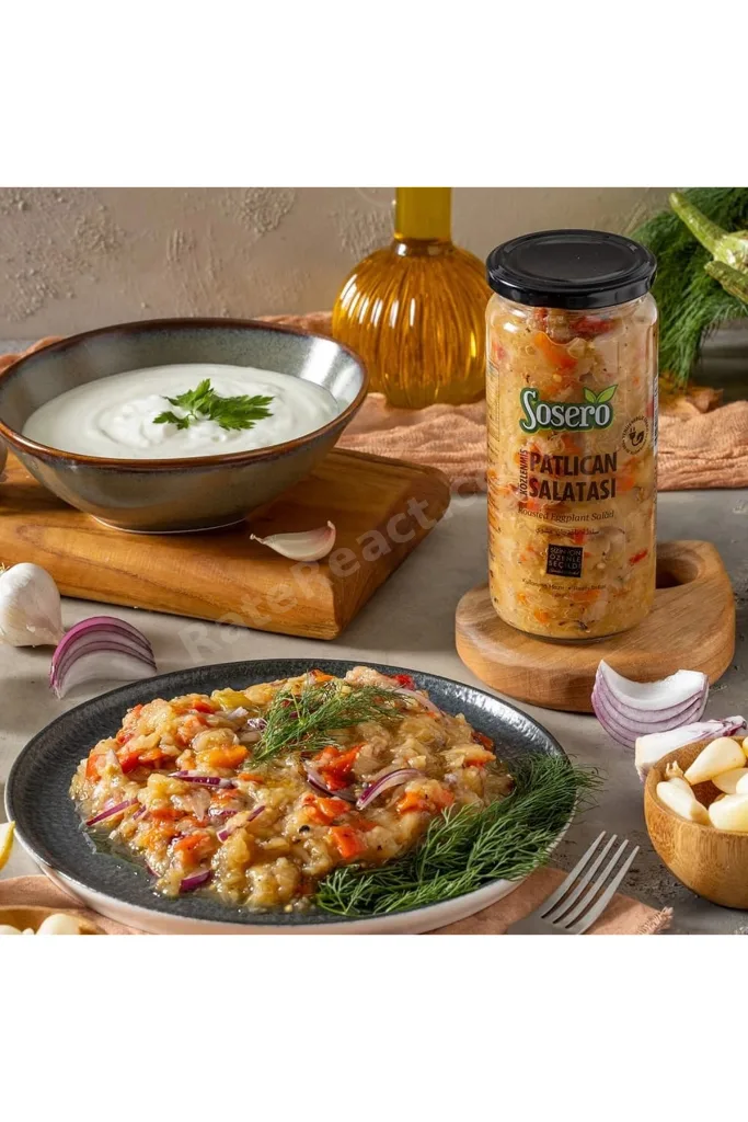 Patlıcan Salatası 435 Gr Cam Kavanoz