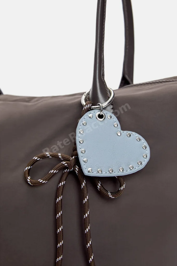 Süslemeli naylon shopper çanta