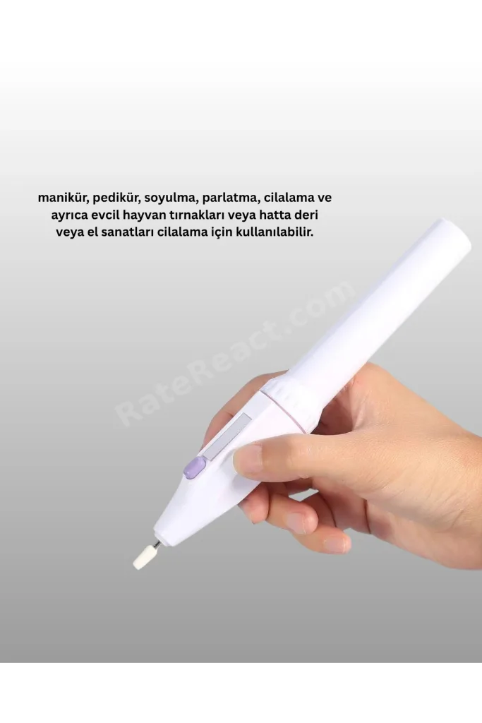 Taşınabilir Profesyonel Elektrikli Tırnak Matkap Seti – Sessiz, Güçlü ve Dayanıklı