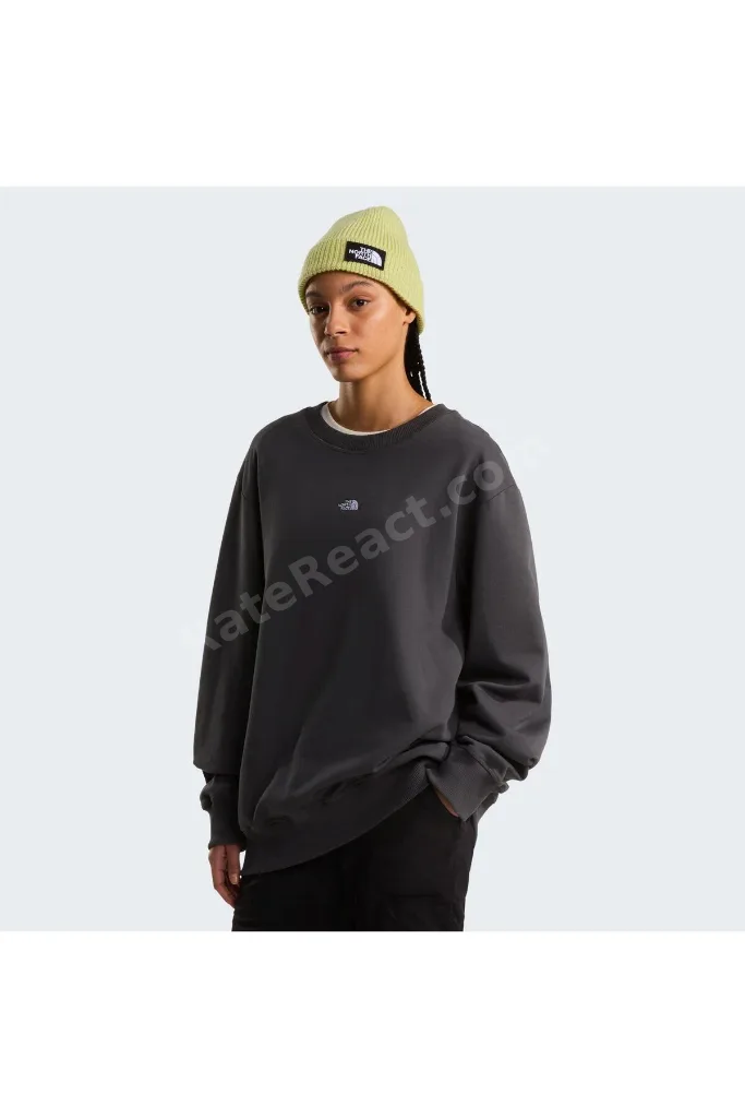 U ESSENTIAL LIGHT RELAXED CREW Unisex Sweatshirt NF0A8GQCRHI1 Gri-XL