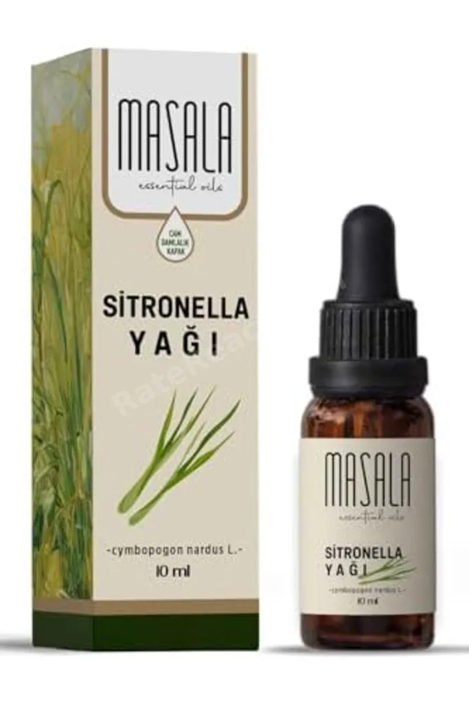 TTKTEKNOLOJİ Masala Saf Sitronella Yağı 10 ml. - (Citronella Oil) Cymbopogon Nardus TTKTEKNOLOJİ 202