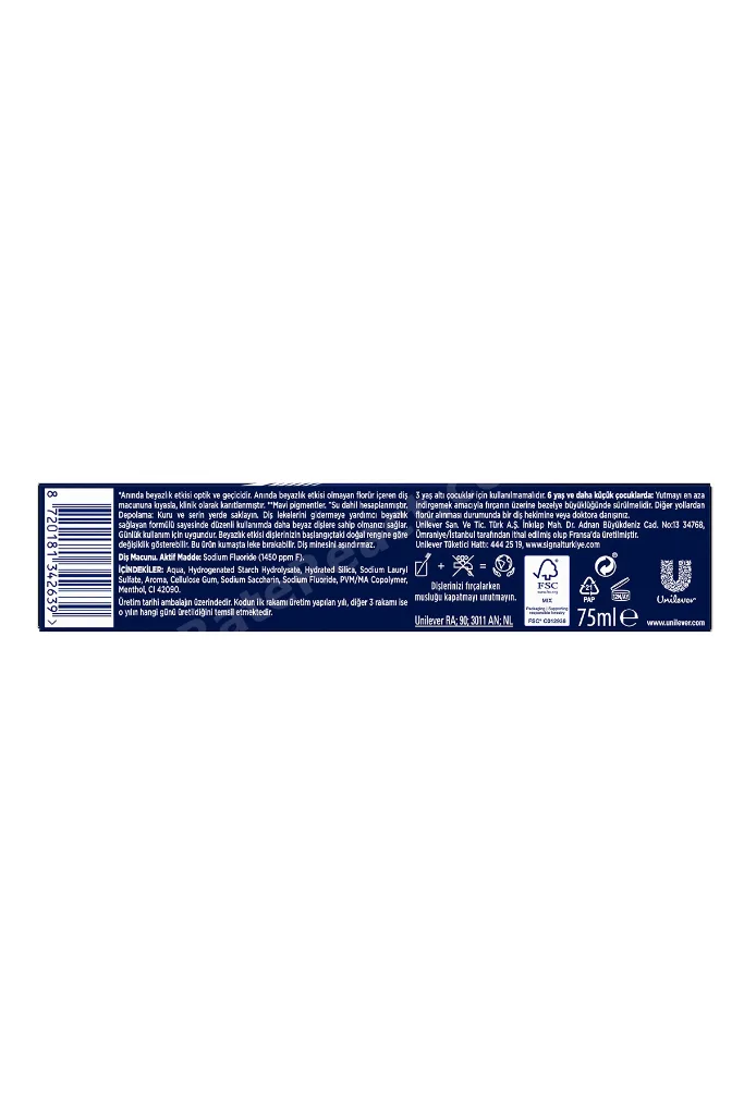 White Now Diş Macunu Lekesiz Beyazlık Etkili Leke Giderme 75 ml x3