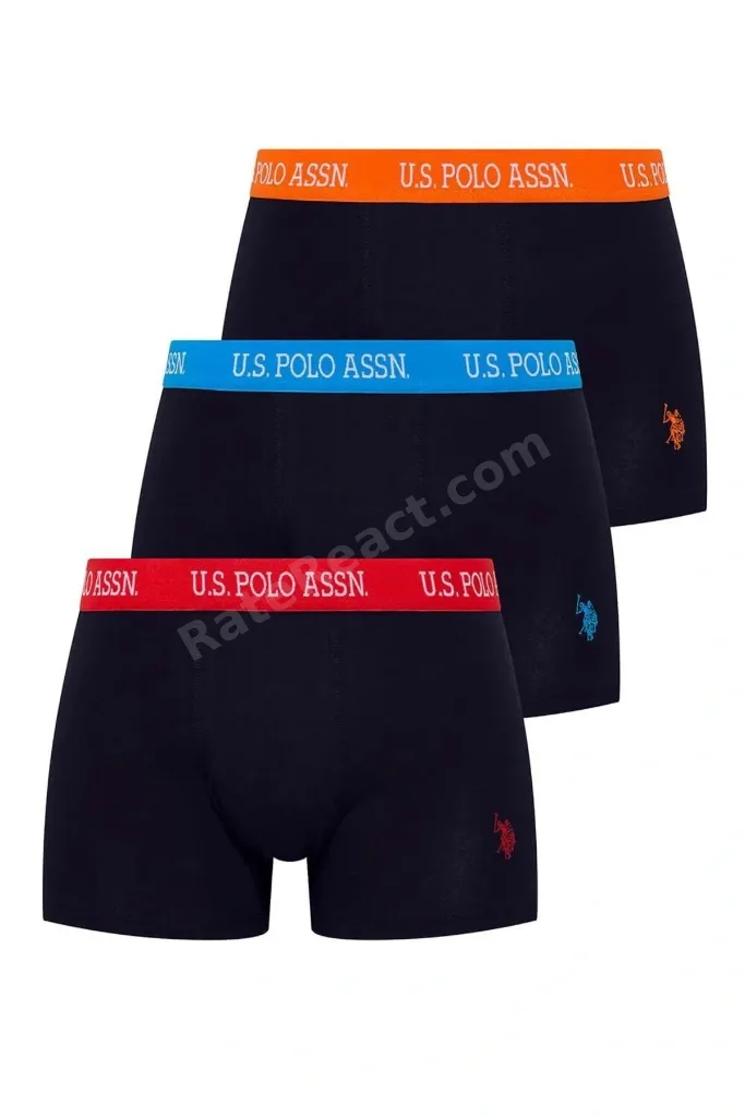 Erkek Lacivert 3 Lü Boxer