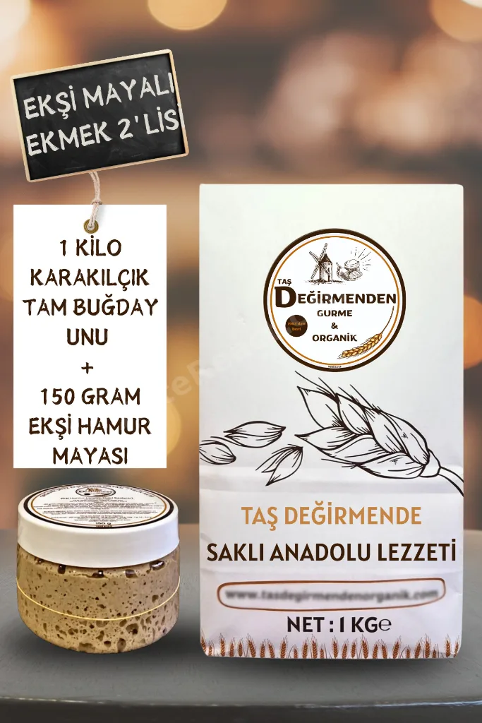 Karakılçık Tam Buğday Unu - Siyez Ekşi Hamur Mayası