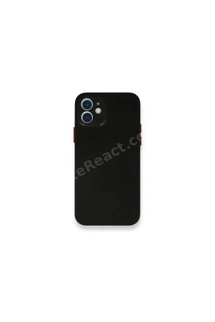 iPhone 12 Mini Kılıf PP Ultra İnce Kapak - Siyah